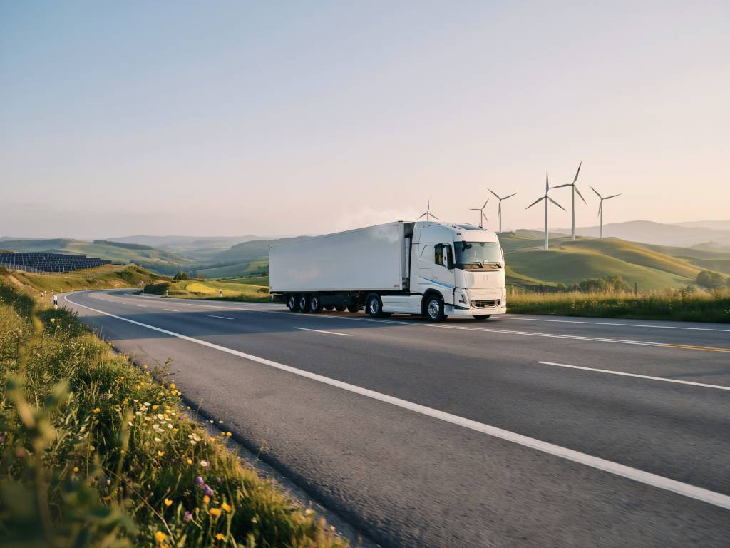 Camion hydrogène : une solution durable pour décarboner le transport routier